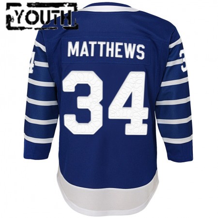 Toronto Maple Leafs Toronto Arenas Auston Matthews 34 Blauw Vintage Authentic Shirt - Kinderen